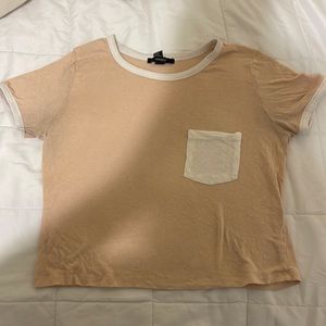 Forever 21 Peach Crop Top